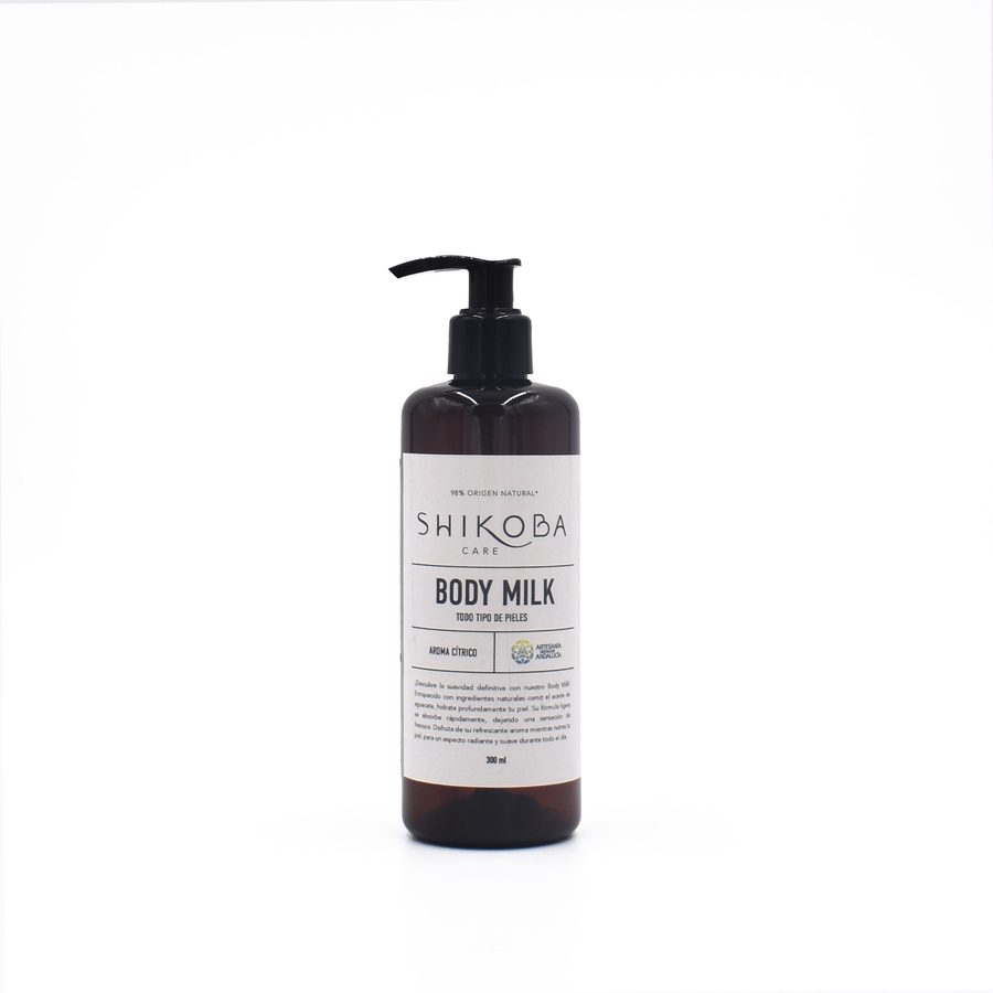 Shikoba Body Milk Cítricos · Caja 6× 450 mL bot.