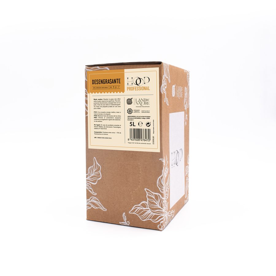 Hoop Natural Desengrasante · Caja 6× 1L bot.