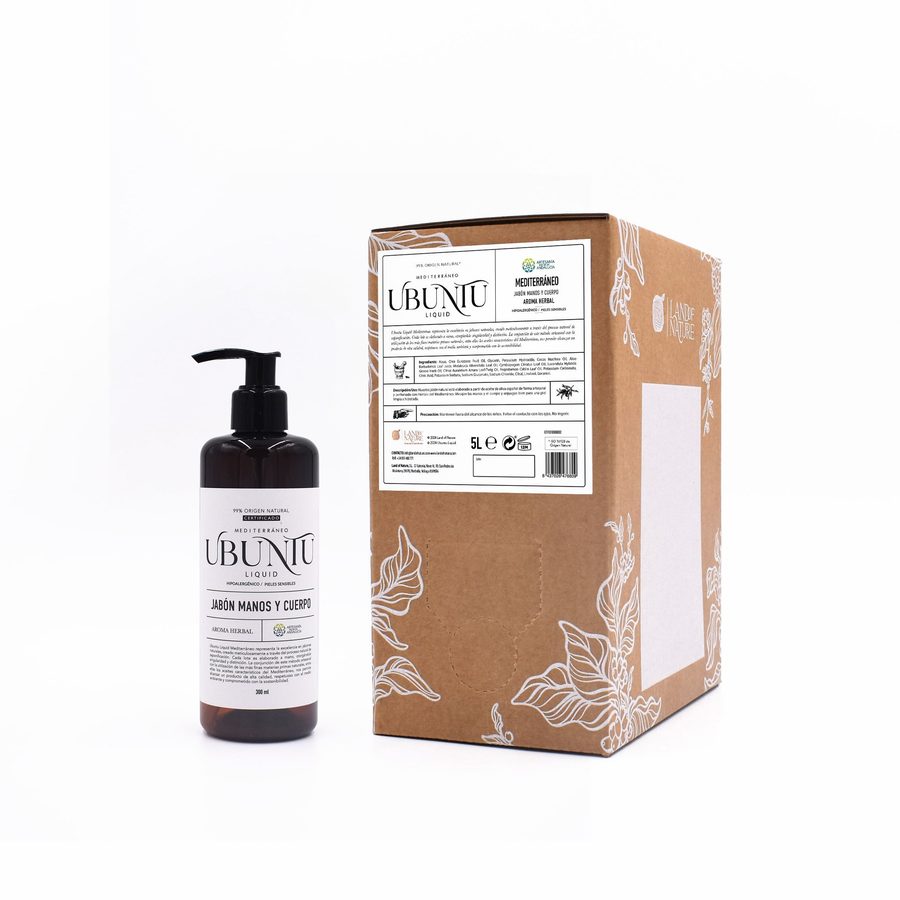 Ubuntu Mediterráneo · Caja 10×Bolsa Dispensador carga 1.0